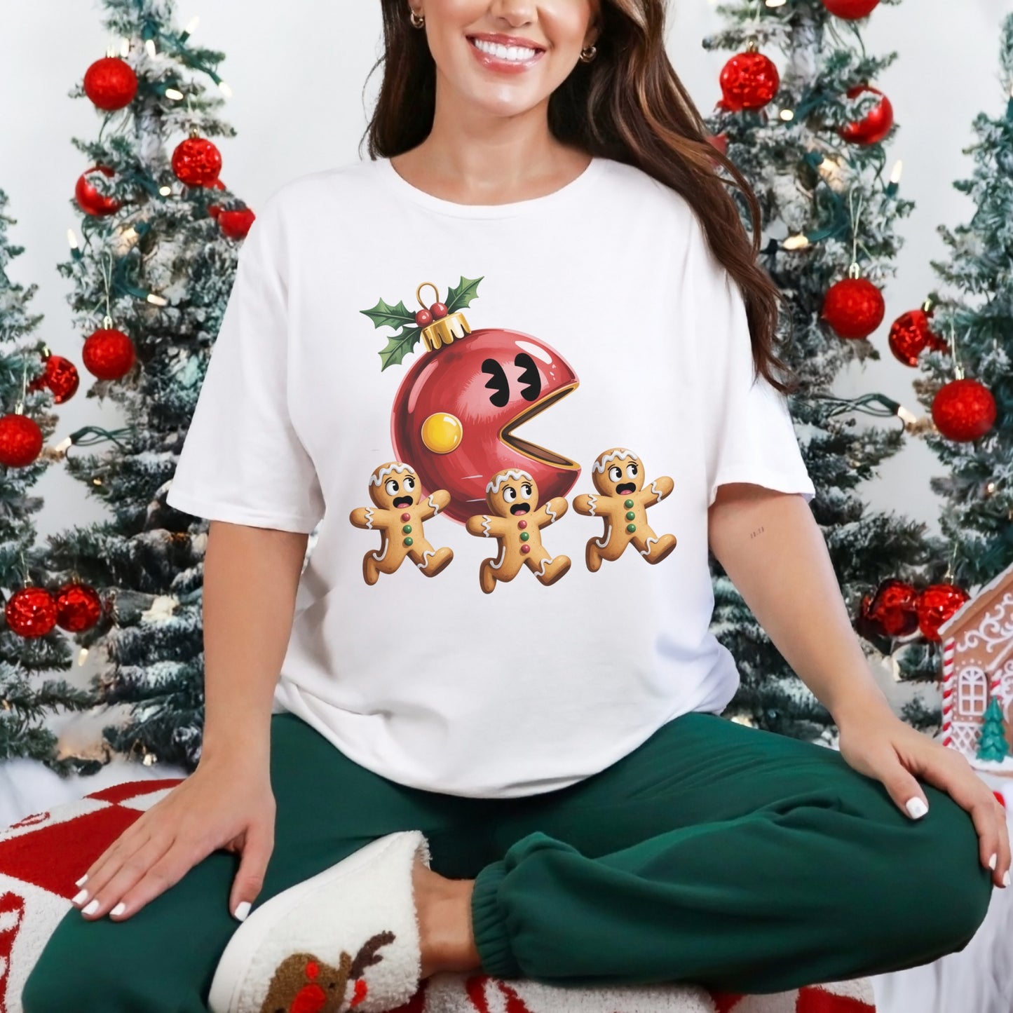 Gingerbread Chase Christmas Tee