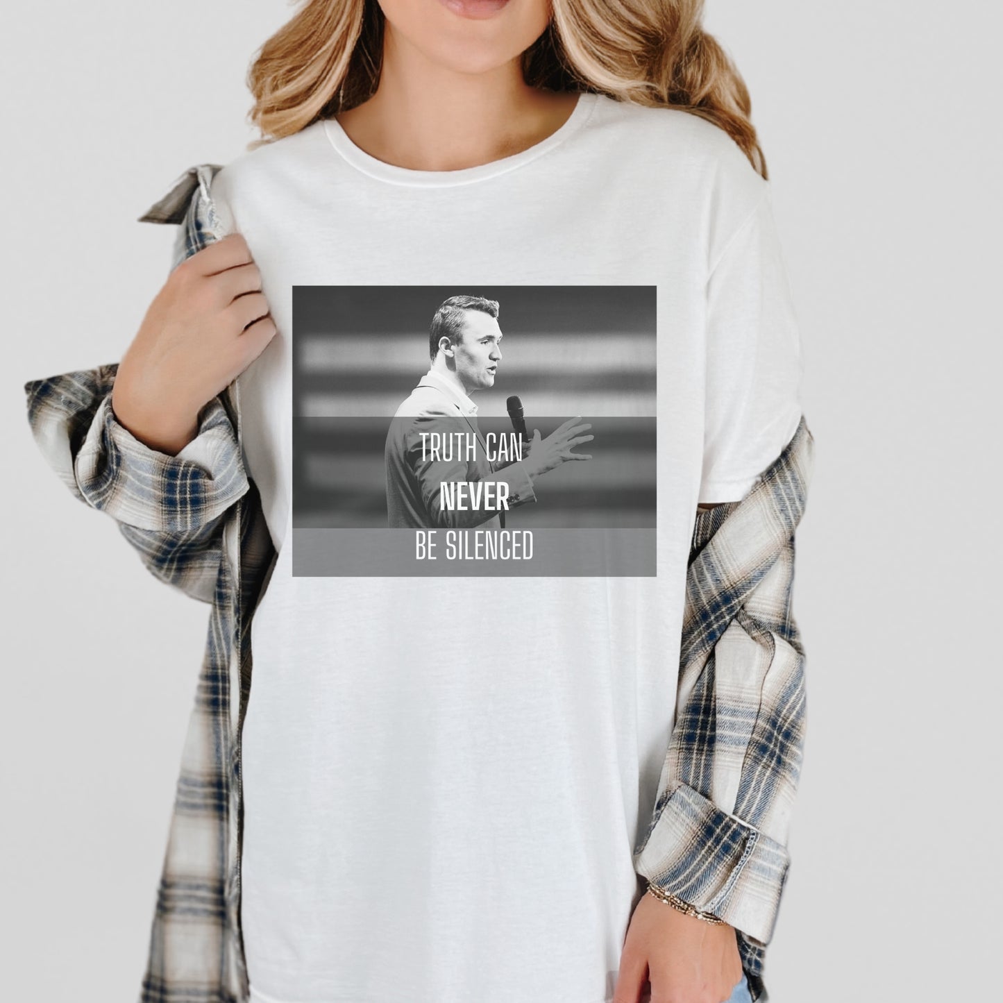 Truth Tee – Stand Strong: Charlie Kirk Collection