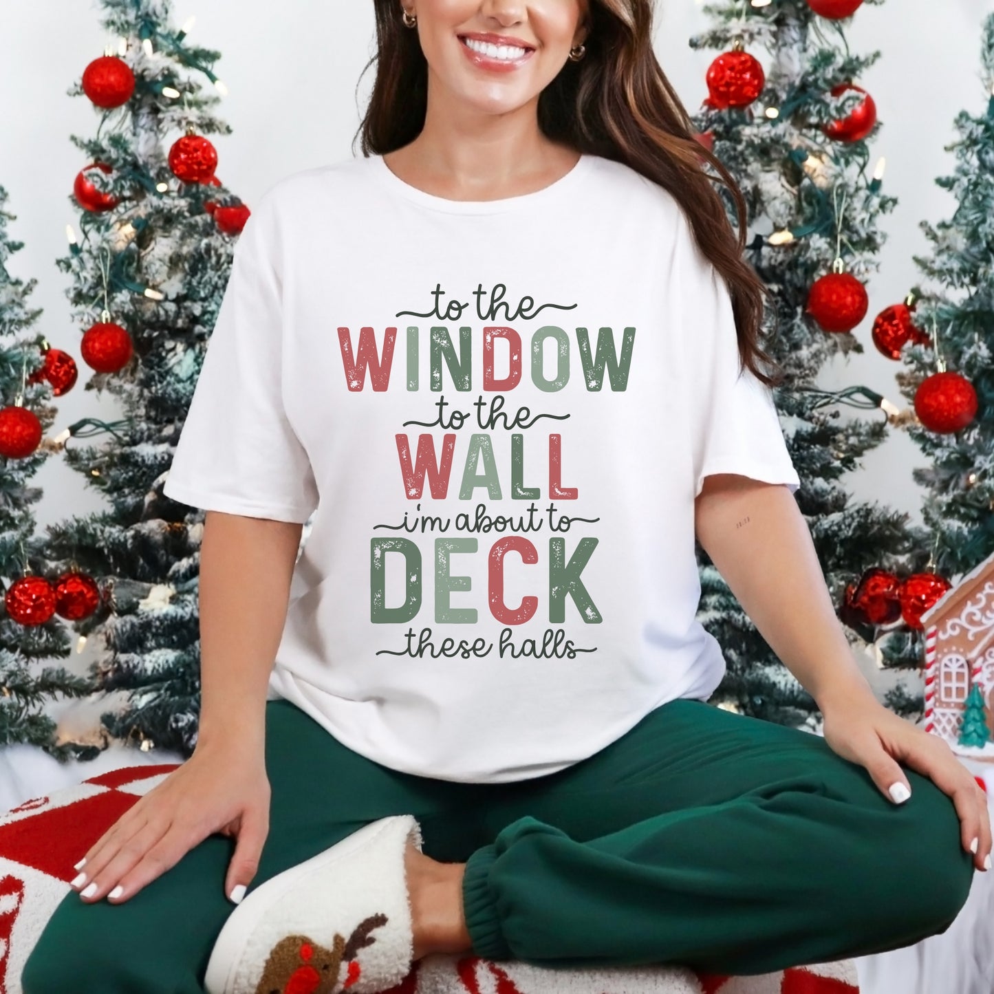 “Deck These Halls” Christmas Tee