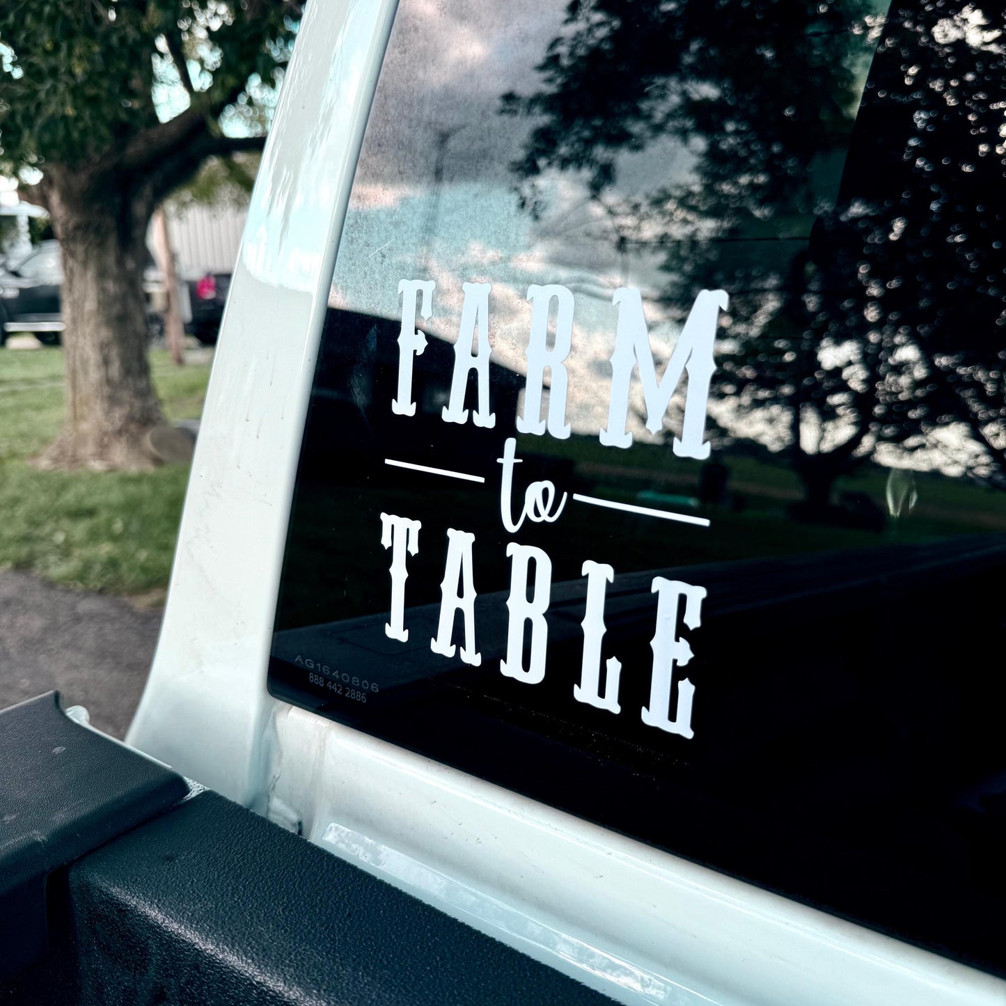 Farm Decal | Vinyl Decal | Rustic Farm Life Decal for Trucks, Coolers, Windows & More - Available in 5x5, 8x8, or 10x10