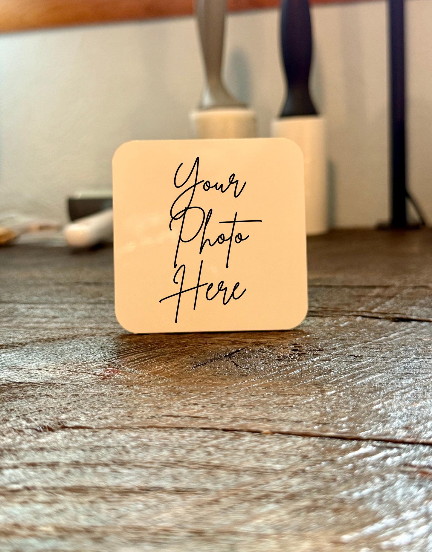 Square-Shaped Photo Magnet – Custom Fridge Magnet, Family & Memory Keepsake